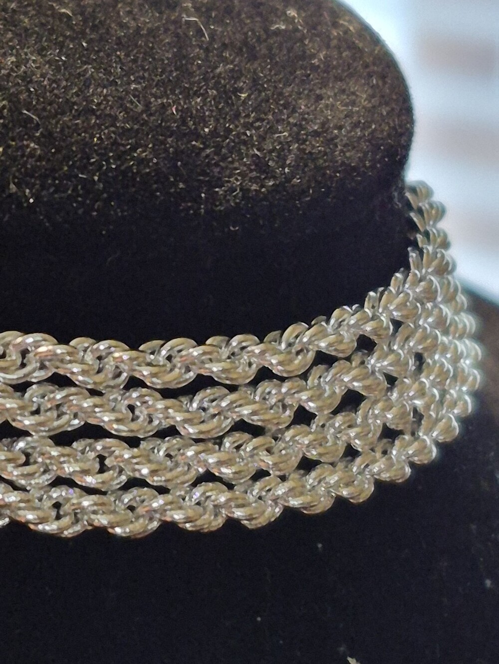 2 SEPERATE NECKLACES They Are Both Made In ITALY 925 Sterling SILVER Rope CHAINS - Picture 10 of 16